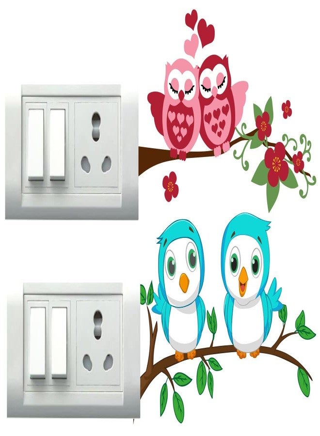 VCREATE DECOR Birds Switch Board & Wall Sticker - Image 4